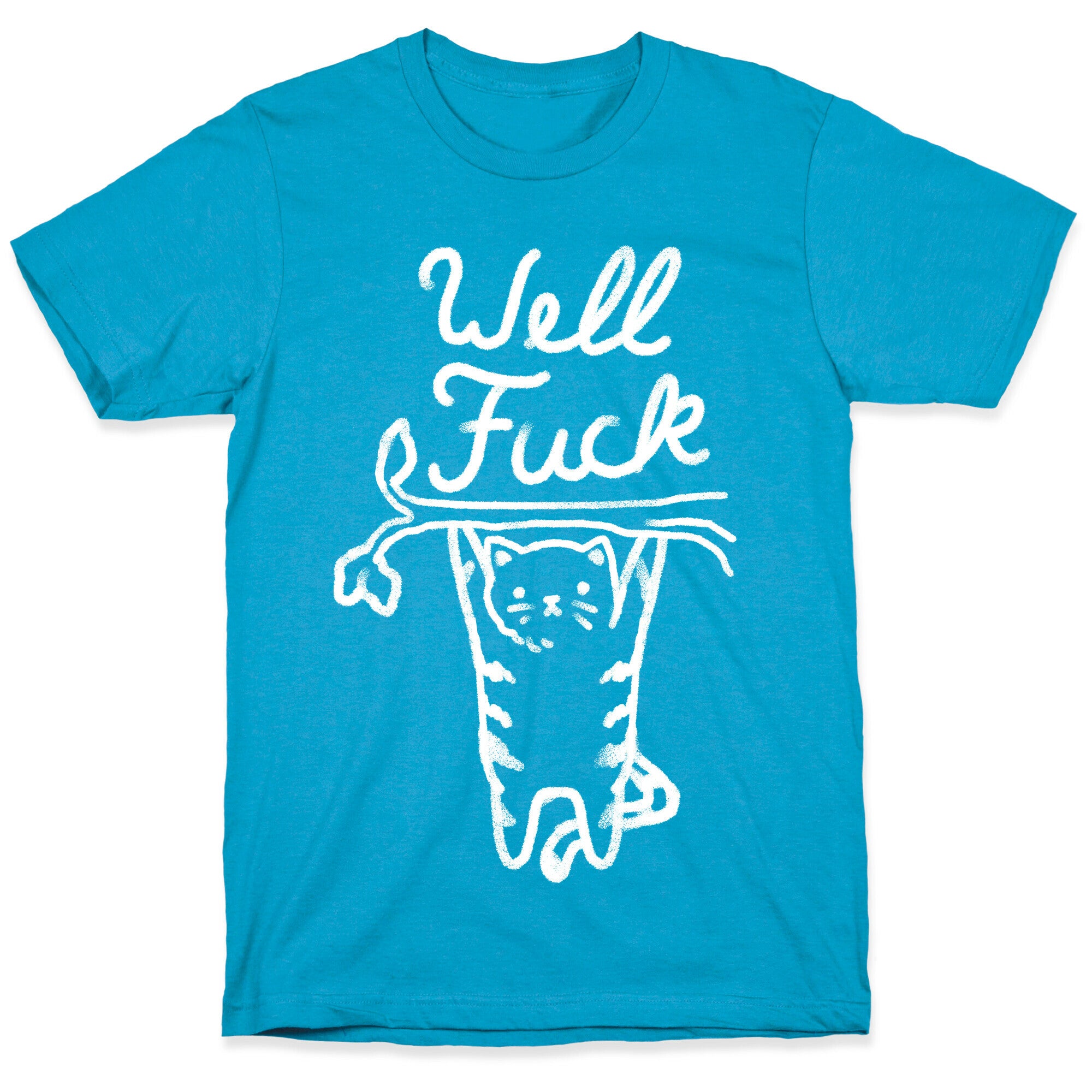 Well Fuck Cat Unisex Triblend Tee